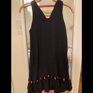Girls black and neon dress